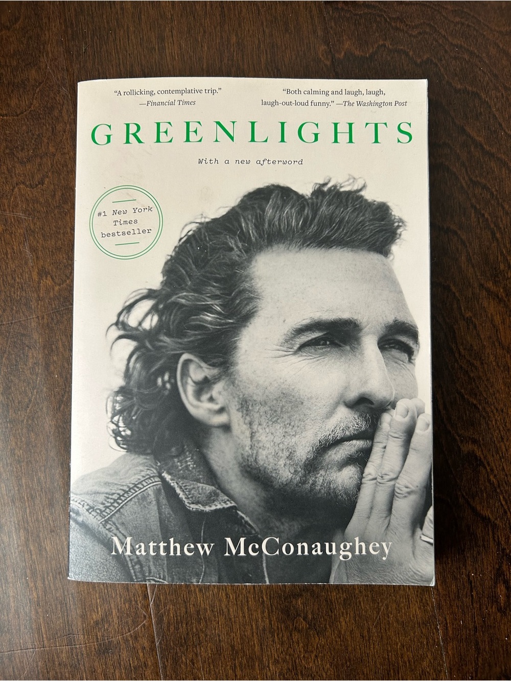 Memoir - Green Lights - Matthew McConaughey